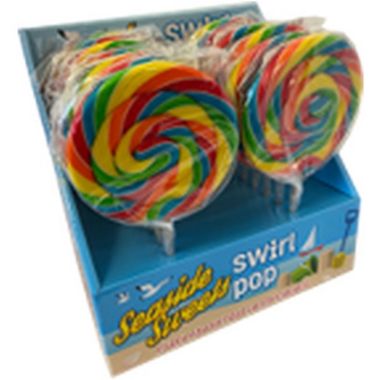 Picture of Seaside Sweets Swirl Lollys 50g x16
